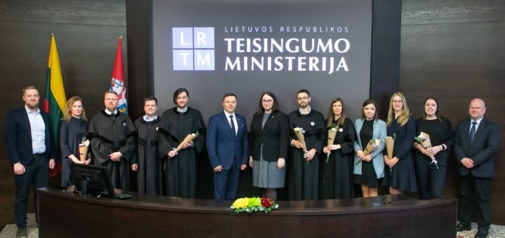 Teisingumo ministerijoje įvyko priesaikų ceremonija